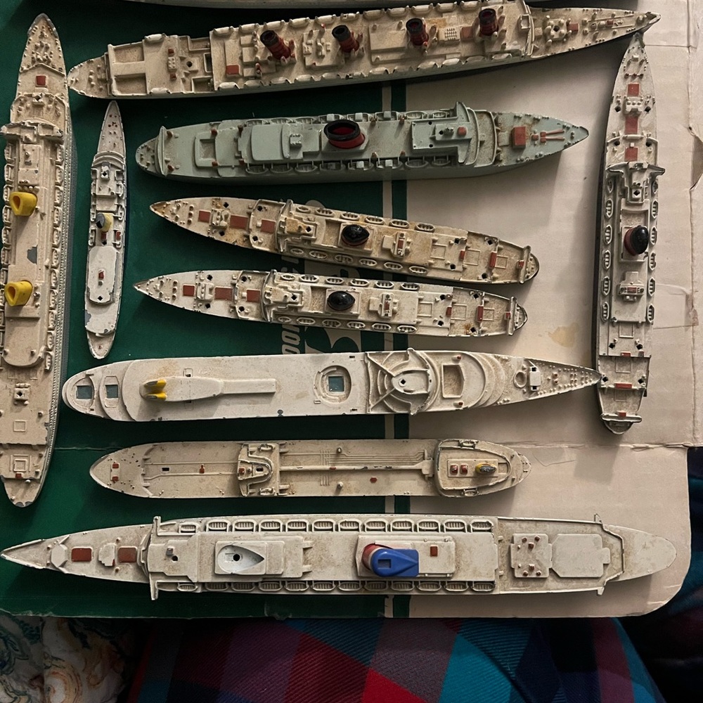 This large lot of ship models includes 11 pieces of finely crafted pieces of art